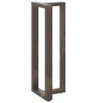 vidaXL Picioare de masă de bar în formă de T, 2 buc., negru, 50x35x(110-111) cm, oțel vidaXL Picioare de masă de bar în formă de T, 2 buc., negru, 50x35x(110-111) cm, oțel