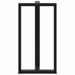 vidaXL Picioare de masă de bar în formă de T, 2 buc., negru, 60x35x(110-111) cm, oțel