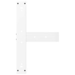 vidaXL Picioare de masă de bar în formă de T, 2 buc., alb, 60x35x(110-111) cm, oțel vidaXL Picioare de masă de bar în formă de T, 2 buc., alb, 60x35x(110-111) cm, oțel