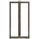 vidaXL Picioare de masă de bar în formă de T, 2 buc., negru, 60x35x(110-111) cm, oțel vidaXL Picioare de masă de bar în formă de T, 2 buc., negru, 60x35x(110-111) cm, oțel