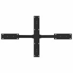 vidaXL Picior masă de cafea, formă de păianjen, negru, 98x58x(42-43) cm, oțel vidaXL Picior masă de cafea, formă de păianjen, negru, 98x58x(42-43) cm, oțel