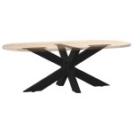 vidaXL Picior masă de cafea, formă de păianjen, negru, 98x58x(42-43) cm, oțel vidaXL Picior masă de cafea, formă de păianjen, negru, 98x58x(42-43) cm, oțel