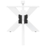 vidaXL Picior masă de cafea, formă de păianjen, alb, 98x58x(42-43) cm, oțel vidaXL Picior masă de cafea, formă de păianjen, alb, 98x58x(42-43) cm, oțel