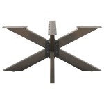 vidaXL Picior masă de cafea, formă de păianjen, negru, 98x58x(42-43) cm, oțel vidaXL Picior masă de cafea, formă de păianjen, negru, 98x58x(42-43) cm, oțel
