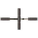 vidaXL Picior masă de cafea, formă de păianjen, negru, 98x58x(42-43) cm, oțel vidaXL Picior masă de cafea, formă de păianjen, negru, 98x58x(42-43) cm, oțel