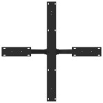 vidaXL Picior masă de sufragerie, formă de păianjen, negru, 85x85x(72-73) cm, oțel vidaXL Picior masă de sufragerie, formă de păianjen, negru, 85x85x(72-73) cm, oțel
