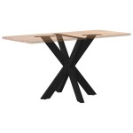 vidaXL Picior masă de sufragerie, formă de păianjen, negru, 85x85x(72-73) cm, oțel vidaXL Picior masă de sufragerie, formă de păianjen, negru, 85x85x(72-73) cm, oțel