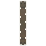 vidaXL Picioare pentru măsuță de cafea în formă de U, 2 buc., oțel natural, 30x(30-31) cm