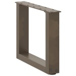 vidaXL Picioare pentru masă de cafea în formă de U, 2 buc., oțel natural, 40x(30-31) cm vidaXL Picioare pentru masă de cafea în formă de U, 2 buc., oțel natural, 40x(30-31) cm