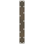 vidaXL Picioare pentru măsuță de cafea în formă de U, 2 buc., oțel natural, 50x(30-31) cm