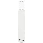 vidaXL Picioare pentru măsuță de cafea în formă de U, 2 buc., alb, 60x(30-31) cm, oțel vidaXL Picioare pentru măsuță de cafea în formă de U, 2 buc., alb, 60x(30-31) cm, oțel