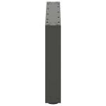 vidaXL Picioare pentru măsuță de cafea în formă de U, 2 buc., antracit, 60x(30-31) cm, oțel vidaXL Picioare pentru măsuță de cafea în formă de U, 2 buc., antracit, 60x(30-31) cm, oțel