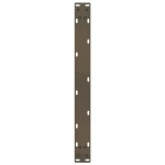 vidaXL Picioare pentru măsuță de cafea în formă de U, 2 buc., oțel natural, 70x(30-31) cm