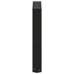 vidaXL Picioare pentru măsuță de cafea în formă de U, 2 buc., negru, 38x(42-43) cm, oțel vidaXL Picioare pentru măsuță de cafea în formă de U, 2 buc., negru, 38x(42-43) cm, oțel