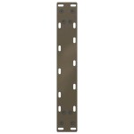 vidaXL Picioare pentru măsuță de cafea în formă de U, 2 buc., oțel natural, 38x(42-43) cm