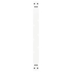 vidaXL Picioare pentru măsuță de cafea în formă de U, 2 buc., alb, 70x(42-43) cm, oțel