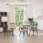 vidaXL Picioare de masă consolă în formă de U, 2 buc., alb, 38x(72-73) cm, oțel