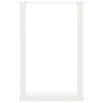 vidaXL Picioare de masă în formă de U, 2 buc., alb, 50x(72-73) cm, oțel