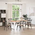 vidaXL Picioare de masă în formă de U, 2 buc., alb, 70x(72-73) cm, oțel