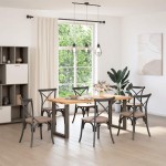 vidaXL Picioare de masă în formă de U, 2 buc., oțel natural, 70x(72-73) cm vidaXL Picioare de masă în formă de U, 2 buc., oțel natural, 70x(72-73) cm