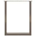 vidaXL Picioare de masă în formă de U, 2 buc., oțel natural, 70x(72-73) cm vidaXL Picioare de masă în formă de U, 2 buc., oțel natural, 70x(72-73) cm