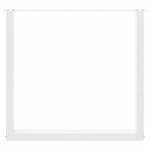 vidaXL Picioare de masă în formă de U, 2 buc., alb, 80x(72-73) cm, oțel