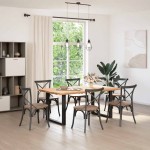 vidaXL Picioare de masă în formă de U, 2 buc., negru, 90x(72-73) cm, oțel vidaXL Picioare de masă în formă de U, 2 buc., negru, 90x(72-73) cm, oțel