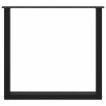 vidaXL Picioare de masă în formă de U, 2 buc., negru, 90x(72-73) cm, oțel vidaXL Picioare de masă în formă de U, 2 buc., negru, 90x(72-73) cm, oțel