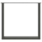 vidaXL Picioare de masă în formă de U, 2 buc., antracit, 90x(72-73) cm, oțel vidaXL Picioare de masă în formă de U, 2 buc., antracit, 90x(72-73) cm, oțel