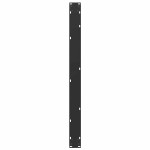 vidaXL Picioare de masă în formă de U, 2 buc., negru, 100x(72-73) cm, oțel