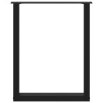 vidaXL Picioare de masă în formă de U, 3 buc., negru, 70x(72-73) cm, oțel vidaXL Picioare de masă în formă de U, 3 buc., negru, 70x(72-73) cm, oțel