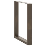 vidaXL Picioare de masă în formă de U, 3 buc., oțel natural, 70x(72-73) cm vidaXL Picioare de masă în formă de U, 3 buc., oțel natural, 70x(72-73) cm