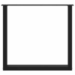 vidaXL Picioare de masă în formă de U, 3 buc., negru, 90x(72-73) cm, oțel vidaXL Picioare de masă în formă de U, 3 buc., negru, 90x(72-73) cm, oțel