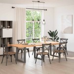vidaXL Picioare de masă în formă de U, 3 buc., antracit, 90x(72-73) cm, oțel vidaXL Picioare de masă în formă de U, 3 buc., antracit, 90x(72-73) cm, oțel