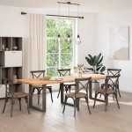vidaXL Picioare de masă în formă de U, 3 buc., oțel natural, 90x(72-73) cm vidaXL Picioare de masă în formă de U, 3 buc., oțel natural, 90x(72-73) cm
