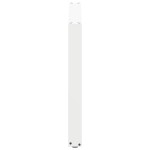 vidaXL Picioare de masă în formă de U, 3 buc., alb, 100 x (72-73) cm, oțel