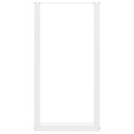 vidaXL Picioare de masă de bar în formă de U, 2 buc., alb, 50x(90-91) cm, oțel