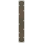 vidaXL Picioare de masă de bar în formă de U, 2 buc., oțel natural, 60 x (90-91) cm