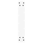 vidaXL Picioare de masă de bar în formă de U, 2 buc., alb, 40 x (100-101) cm, oțel