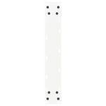 vidaXL Picioare de masă de bar în formă de U, 2 buc., alb, 50x(100-101) cm, oțel