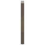 vidaXL Picioare de masă de bar în formă de U, 2 buc., oțel natural, 50x(100-101) cm