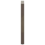 vidaXL Picioare de masă de bar în formă de U, 2 buc., oțel natural, 60 x (100-101) cm