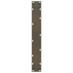 vidaXL Picioare de masă de bar în formă de U, 2 buc., oțel natural, 60 x (110-111) cm