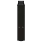 vidaXL Picioare pentru măsuță de cafea, negru, 2 buc., 30x(30-31) cm, oțel