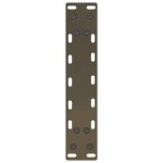 vidaXL Picioare pentru masă de cafea, oțel natural, 2 buc., 40x(30-31) cm, oțel