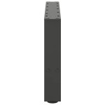 vidaXL Picioare pentru măsuță de cafea antracit, 2 buc., 50x(30-31) cm, oțel
