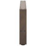 vidaXL Picioare pentru măsuță de cafea, oțel natural, 2 buc., 60x(30-31) cm, oțel vidaXL Picioare pentru măsuță de cafea, oțel natural, 2 buc., 60x(30-31) cm, oțel