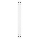 vidaXL Picioare pentru măsuță de cafea, albe, 2 buc., 70x(30-31) cm, oțel