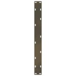 vidaXL Picioare pentru masă de cafea, oțel natural, 2 buc., 70x(30-31) cm