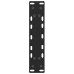 vidaXL Picioare pentru măsuță de cafea, negru, 2 buc., 28x(42-43) cm, oțel vidaXL Picioare pentru măsuță de cafea, negru, 2 buc., 28x(42-43) cm, oțel